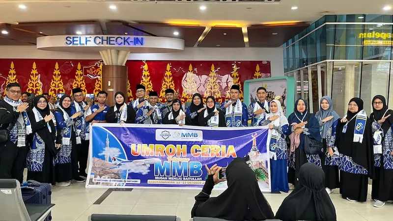 Jamaah Umroh Ceria MMB keberangkatan 13-23 Oktober